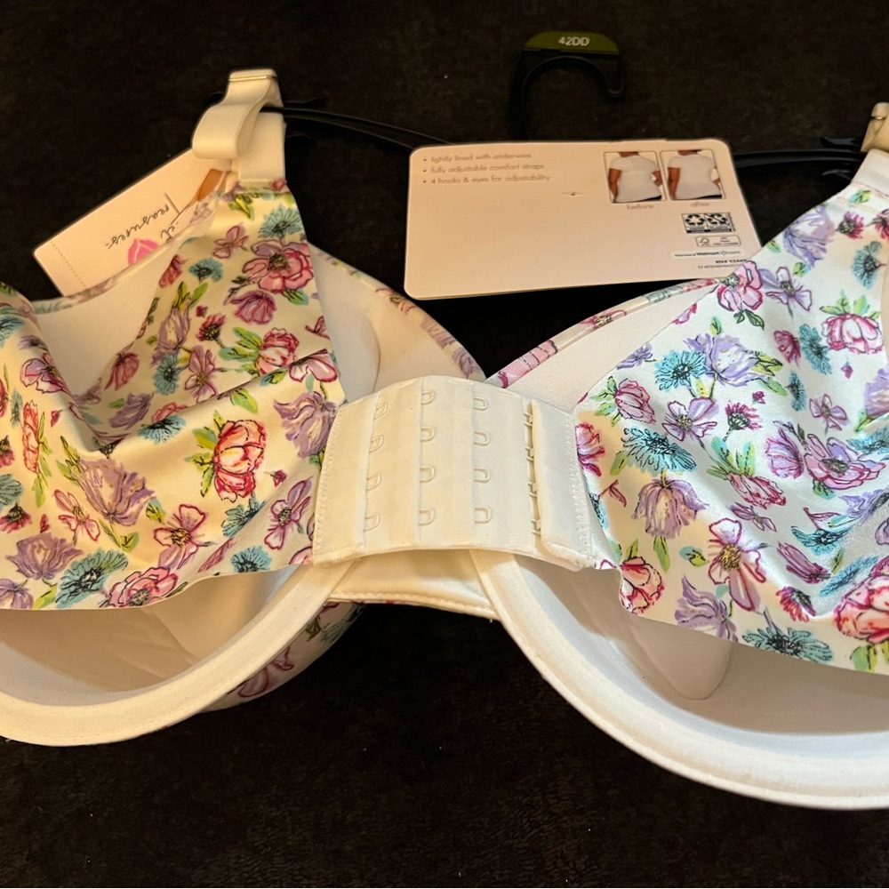 Sweet treasures t shirt underwire bra